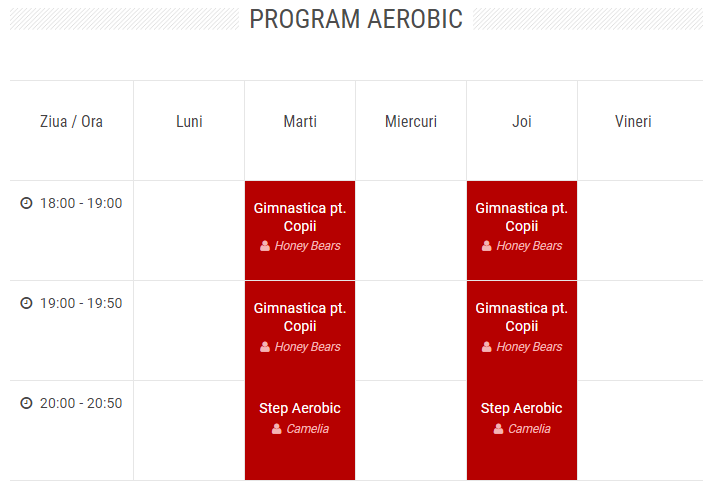 program aerobic